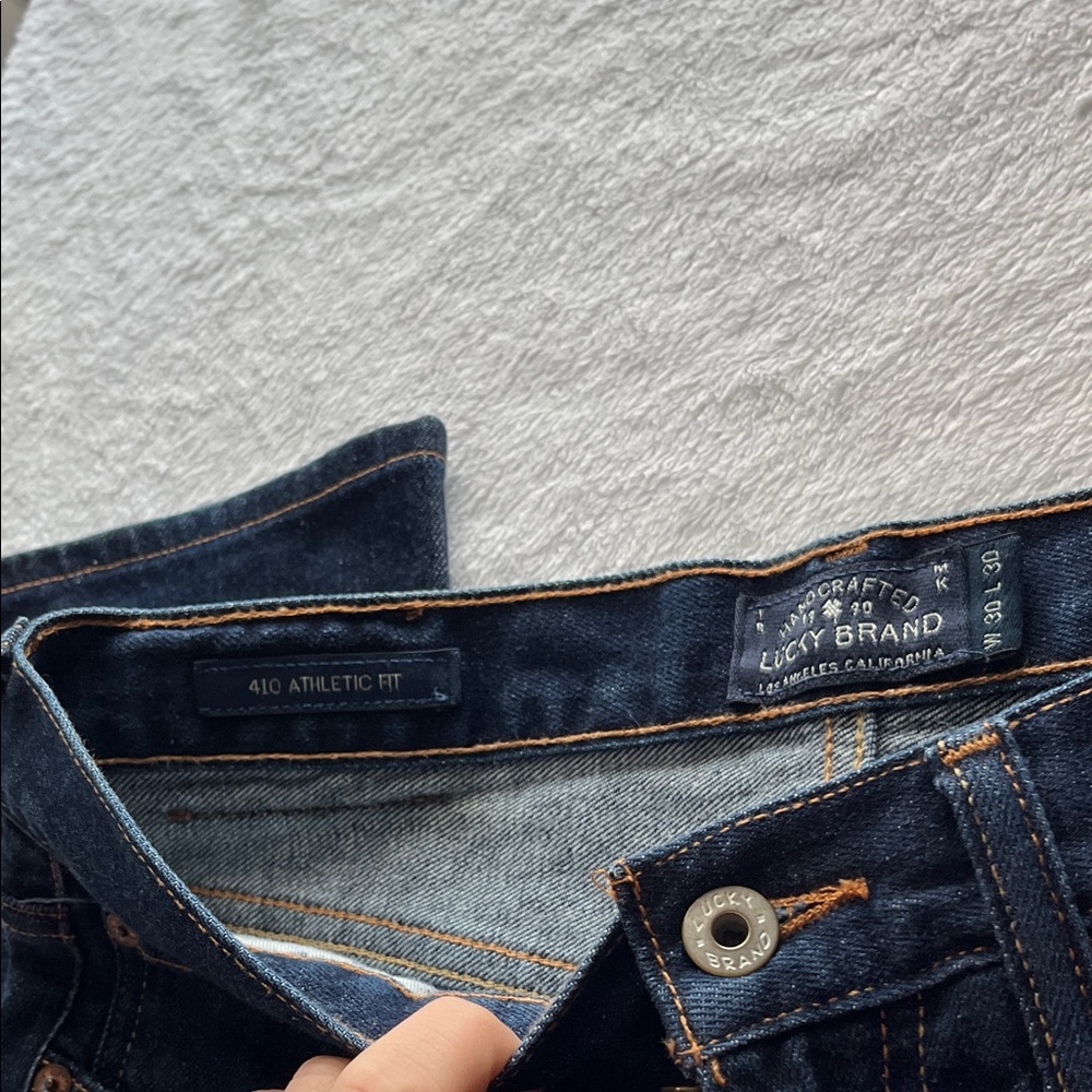 Lucky Brand Dark Blue Straight Jeans - Picture 2 of 4